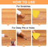 5pcs HARFINGTON Wood Filler Sticks Wooden Wax Touch Up Furniture Repair Crayons for Scratch Hole Wood, Navy