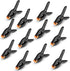 Spring Clamps 12 Packs, 3.5 inch Heavy Duty Spring Clips for Crafts and Woodworking Backdrop Stands