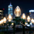 Hrsovii C7 Bulb, 8W E12 Bulb, Dimmable (Pack 15) Clear Incandescent Light Candelabra Base Suitable for Christmas String
