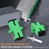 2-Pack 1x8 Cassette SCAPC PLC Fiber Optic Splitter Card Inserting, Optic Fiber Splitter for Home Wiring, LAN, Network
