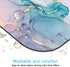 Small Mouse Pad, Mini Mouse Pad 6 x 7 Inch | Non-Slip Rubber Base, Waterproof Mouse Mat for Home Office Travel, Cyan