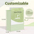 SUNEE 3 Ring Binder 3 Inch, 4 Pack Clear View PVC-Free Binder for School or Office Supplies, Neutral Aesthetic