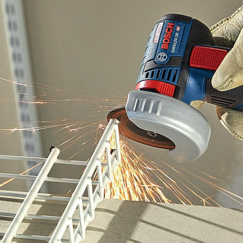 BOSCH GW27LM300 2-Pack 3 In. x 1/8 In. Metal Grinding Wheel, 30 Grit Compatible with 3/8 In. Arbor Type 27