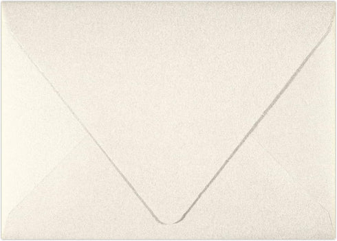 LUXPaper 4Bar A1 Contour Flap Invitation Envelopes | 3 5/8" x 5 1/8" | Quartz Metallic | 80lb. Text | Qty 50