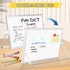 Dry Erase Magnetic White Board - 8" x 12" Double-Sided Desktop Whiteboard with Stand, Portable Small Whiteboard Set