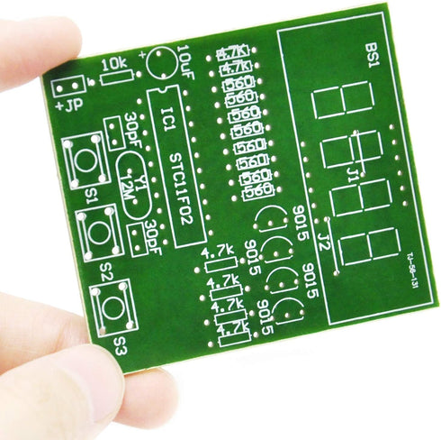 Gikfun C51 4 Bits Digital LED Electronic Soldering Clock Kits Electronic Practice Learning Board DIY Kit for Arduino EK1939