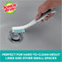 6 Count Scotch-Brite Tile & Grout Brush, Strong Bristles to Scrub Away Grime