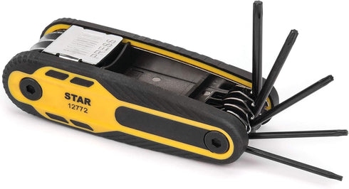 Titan 12772 8-Piece Locking Folding Star Key Set by Titan