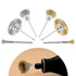 36 Pack Wire Wheel Brush Set, 1/8 Inch Shank Pure Brass and Stainless Steel Brush Kit Rotary Buffing Brush Wheel, Rust Removal Tool Set, Wire Pen Brush + Bowl-Shape Brushes + T-Shape Brushes