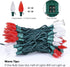 C5 33ft 100 120V Brizled Red & White Christmas Lights, LED Christmas Tree Lights, Connectable UL Certified Faceted Xmas