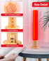 670nm Red Light Night Light Lamp for Sleep GlowPillar Red Nightlight Desk Lamp with Wavelength Multi-Color