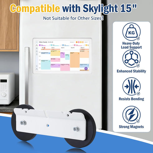 UCEC 15 Inch Magnet Mount Compatible with Skylight Calendar, Refrigerator Mount No Drill No Punch, Magnetic Fridge