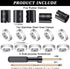 Ferraycle Fixing a Sinking Office Chair Cylinder Alternatives 10 Pieces Stainless Steel Hose Clamps 5 Pieces Gas Lift with Dual-Purpose Screwdriver No Gas Lift Cylinder (16 Pieces) by Ferraycle