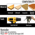 1-3/8 Inch Forstner Drill Bit, Triple-Flute Carbide Tipped Bit for Wood, Plywood, Plastic, Drilling Tool
