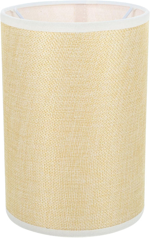 STOBOK Table Lamp Shade Replacement 7.87X5.51In Fine Linen Lampshade Cover for Desk