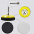 3 Inch (75mm) Hook and Loop Buffing Pad - Sanding Discs, Rotary Backing Pad with 1/4 Inch Dia Shank Drill Attachment