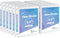 SUNEE 3 Ring Binder 1/2 Inch, 12 Pack, Clear View PVC-Free Binder for School or Office Supplies, White Binder