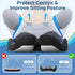 Benazcap X Large Gel Seat Cushion for Office Chair Ergonomic Cushions-Gel & Memory Foam Coccyx Butt Pillow for Sciatica