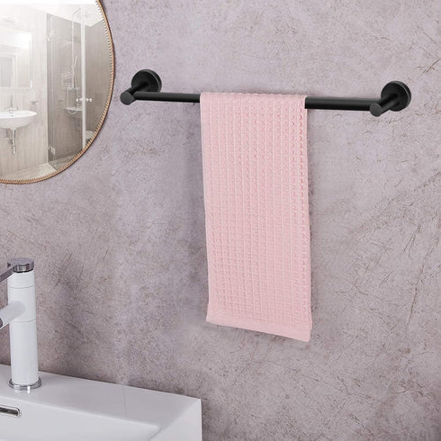 Holder(13.18inch-24inch) Accessories(1Pack,Black) MGahyi Towel Racks for Bathroom-Adjustable Towel Sturdy and Rustproof