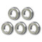 MF84ZZ 5PCS Flange Ball Bearing, 4×8×3mm, Double Metal Shielded for Industrial Machine