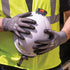 Klein Tools 60590 Cut Resistant Work Gloves, X-Large, 2-Pair, Knit Dipped Nitrile Coated, Touchscreen Capable