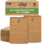 DURO 57# Brown Paper Grocery Bags Heavy-Duty, 12 x 7 x 17