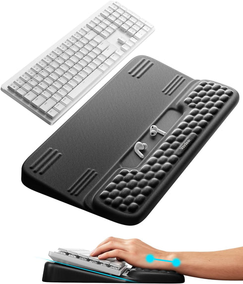 Vaydeer Keyboard Stand with Wrist Rest, Gaming Wrist Support Pad, Ergonomic Hand