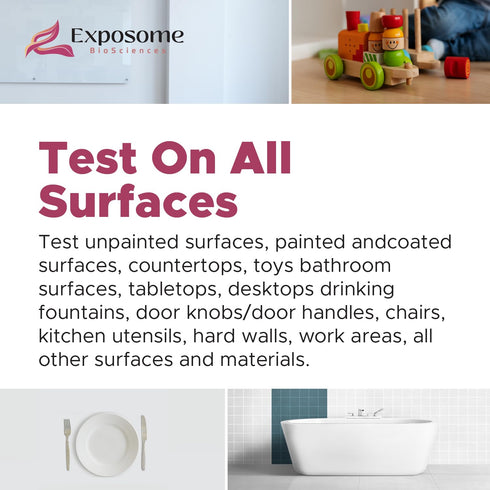 (100 Lead Test Kit for Home Use - New and Improved Lab Grade Lead Tesing Swabs for Testing Lead on All Hard Surfaces