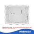 Waterproof Junction Box (7.9"x6.1"x3.1"), Dustproof IP65 Rated Electrical Project Enclosure, White