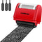 Identity Protection Roller Stamp LioNergy Roller Identity Theft Prevention Security Stamp with 3 Refills