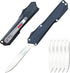 Caressolove Automatic Scalpel Pocket Knife, Small Auto Retractable Knife Push Button, 5PCS