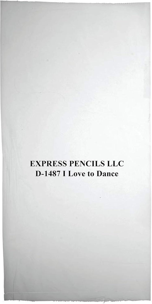 Express Pencils D1487 I Love to Dance, 36 Qty Package of Dancing Pencils