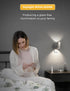 Dimmable 2 Pack L LOHAS LED Bright Night Light, Night Lights Plug into Wall, Daylight White, Nightlight Plug in White