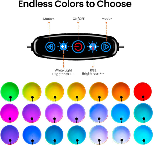 Sunset 21 Sunset 180 Tsrarey Lamp Projection, Not Only Colors Lights, Degree Rotation Led Light, Push Button Switch