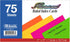 BAZIC 75 Count 3" X 5" Ruled Fluorescent Colored Index Card (596)