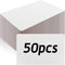Set of 50 Small White Board Dry Erase Boards, Mini 9"x6” Double Sided Personal Whiteboards for Classroom