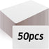 Set of 50 Small White Board Dry Erase Boards, Mini 9"x6” Double Sided Personal Whiteboards for Classroom