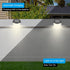 2Pack PATIKIL Solar Lights Outdoor Waterproof, Wall Sconce LED Stair Light for Decor, Deck, Step, Fence, Porch
