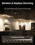 1000mAh 3 12 Closet Dimmable (3 Packs) EZVALO Under Cabinet Lighting with Charging Station, Rechargeable Puck Lights