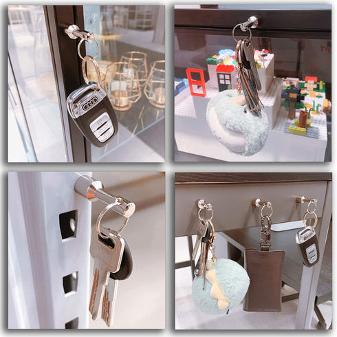 Keychain Magnet for Testing Brass, Pocket Magnets for Purse with Strong Neodymium, Gold, Silver
