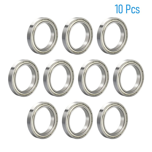 6704ZZ 10 PCS Deep Groove Ball Bearing 20×27×4mm Double Metal Shielded for Industrial Machine and Power Tools