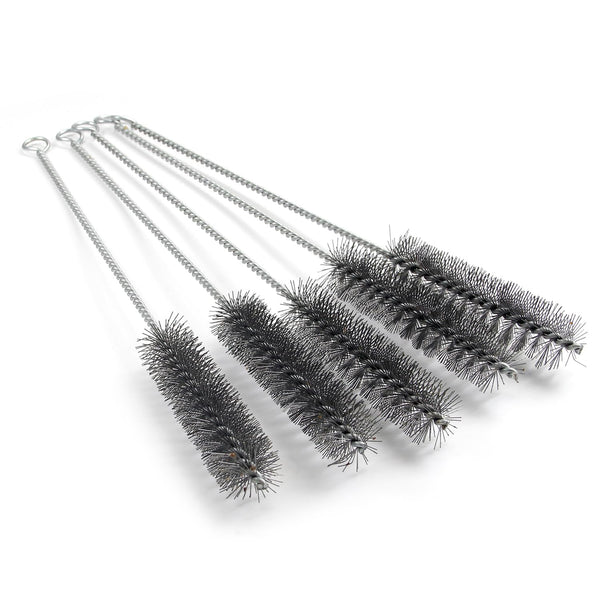 Utoolmart Wire Tube Brushes, Stainless Steel Bottle Bristle Cleaning Spiral Power Pipe Brush, 5pcs