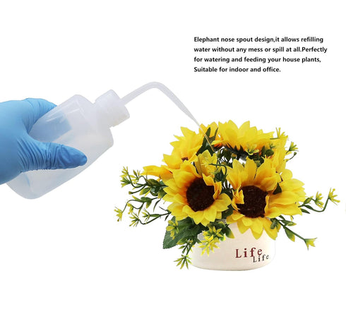 2 PCS Plastic Wash Bottle, LDPE Squeeze Bottles for Chemistry, Medical, Tattoo, Science Lab & Gardening