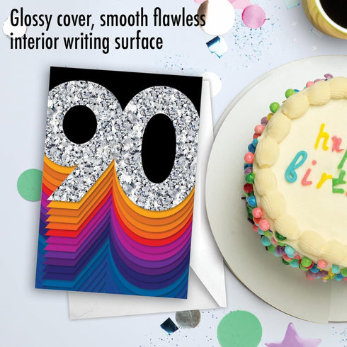 The Best Card Company - 90th Happy Birthday Card, Fun Greeting for 90 Years Old Milestone (C6110GMBG)