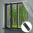 GORGECRAFT 2 Pairs Tilt Latch Replacement Window Parts, Plastic Construction with 8Pcs Iron Screws for Home Windows