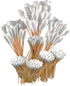 Grip 325 pc Cotton Swab Assortment - Super Absorbent, Low Lint, Wood Handles for Auto Detailing, Electronics, Cleaning