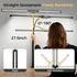 fuaoddda 10 5 LED Desk Lamp with Clamp, Double Head Adjustable Architect Light, Eye-Caring Monitor Desk Lamp for Home