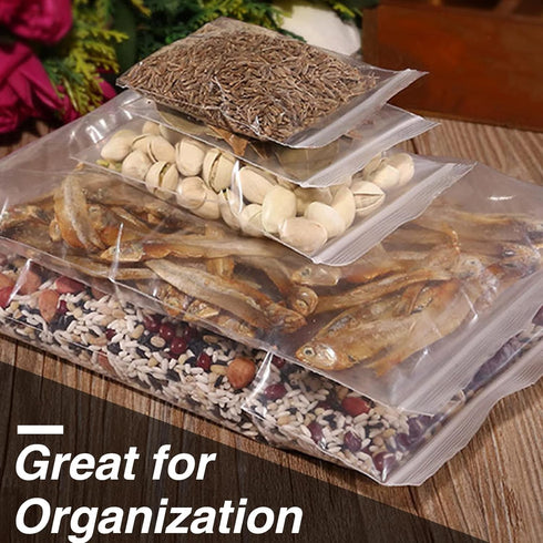 400pcs Clear Small Zip Bags, 3 x 4 inch 2 mil Resealable Jewelry Bags for Small Business, Storage, Candy Bags