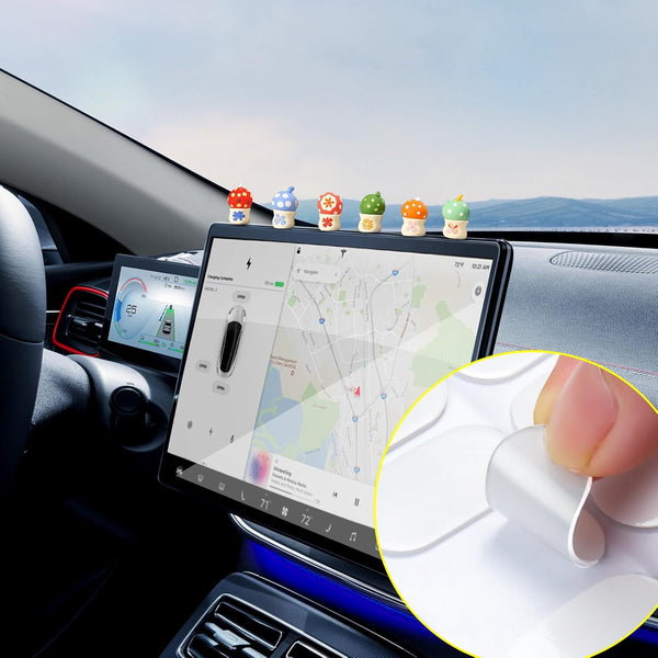 moonateen 250pcs car Dashboard Adhesive|Double-Sided Tape for Vehicle Decor, Removable Mounting Dots for