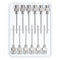 PATIKIL 12Pcs 18Ga x 1 Inch Stainless Steel Dispensing Needle Tips, Blunt Tips Luer Lock for Thick Glue Ink Lab